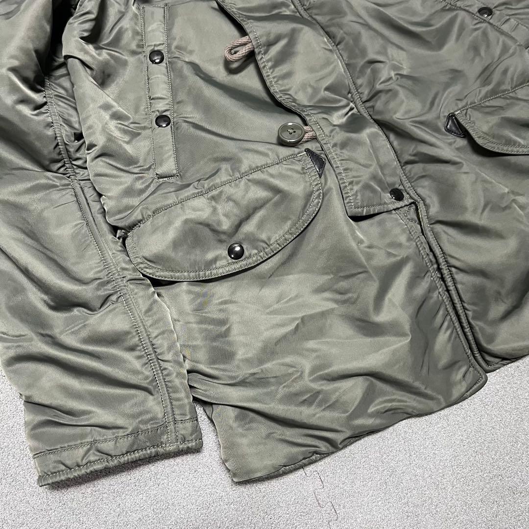 398 POLO JEANS 67紋章 N-3B調 裏ボアフードファーMサイズ