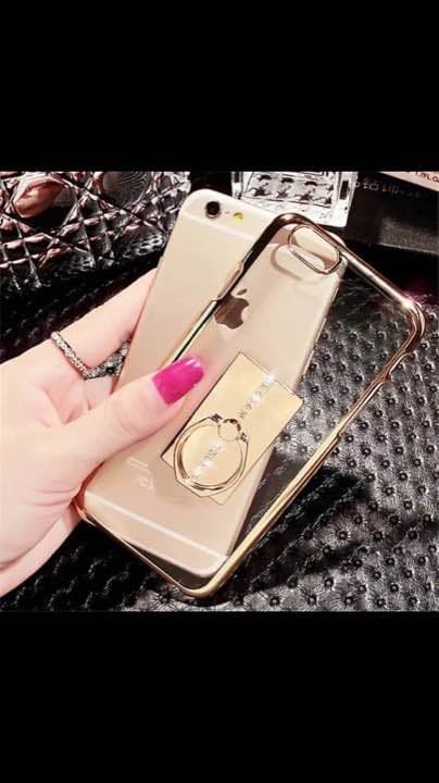 バンカーリングラインストーンスマホリング