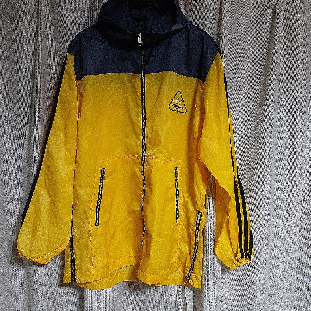 LEMONed hide　ラインパーカー　サイズ4　イエロー