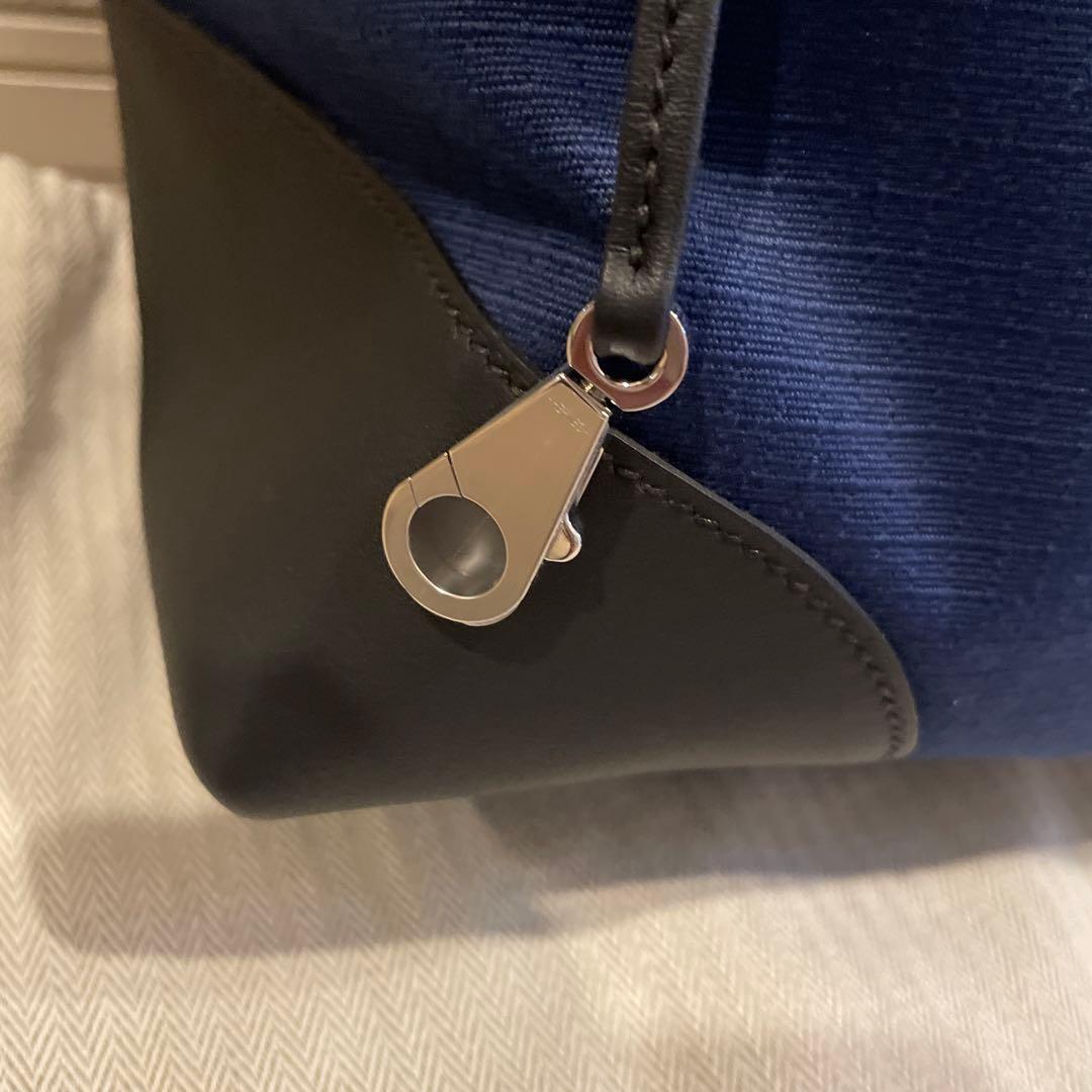 【極美品】エルメス　Allback メッセンジャーバッグ　ネイビー