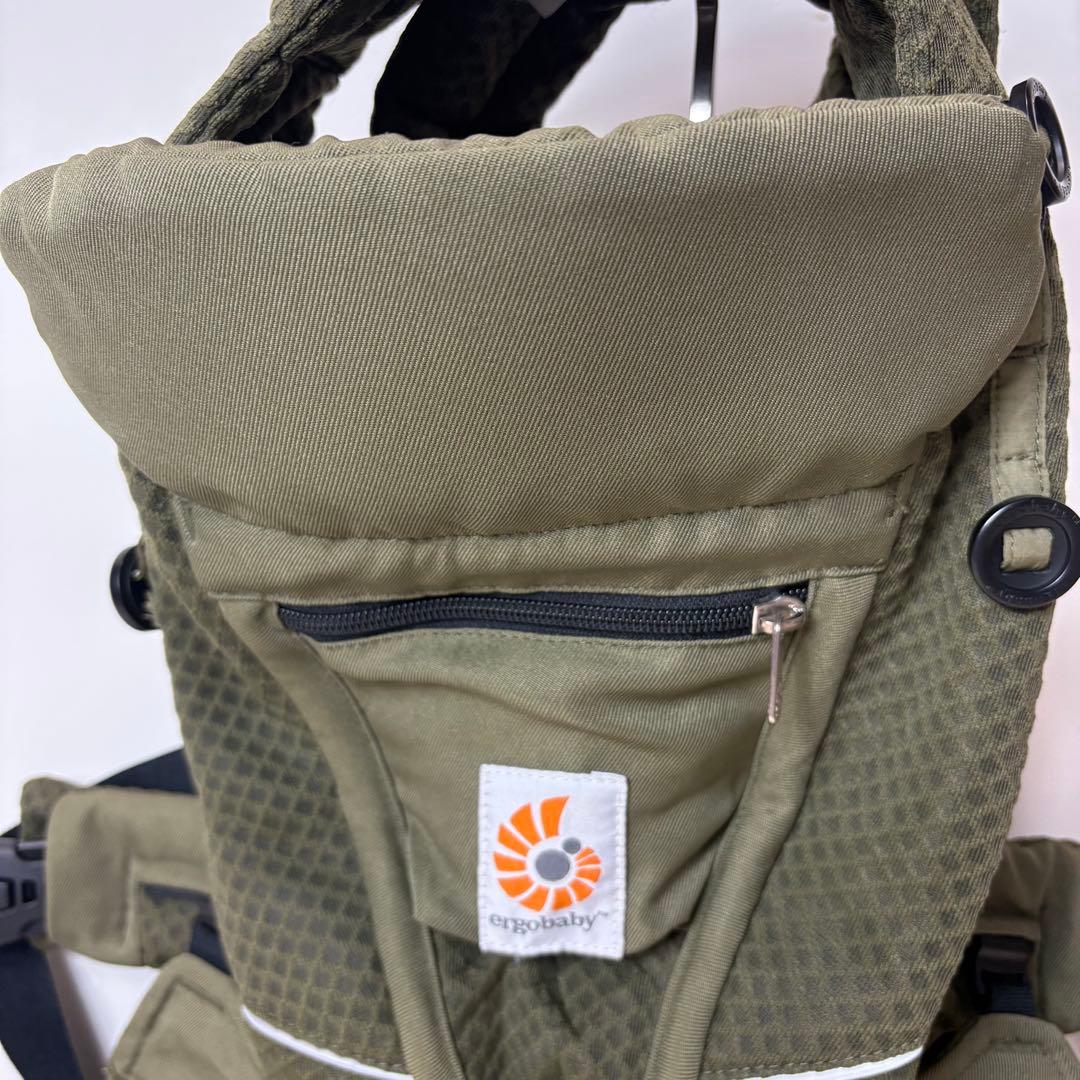 美品 エルゴベビー オムニブリーズ 抱っこひも オリーブグリーン 箱・説明書付き