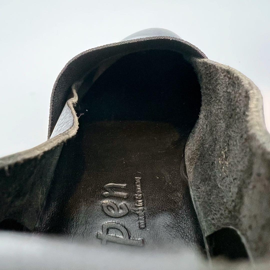 H*i様 trippen トリッペン ウェッジソール バージー 黒 レザー 36