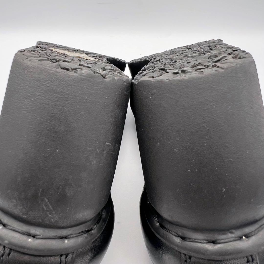 H*i様 trippen トリッペン ウェッジソール バージー 黒 レザー 36