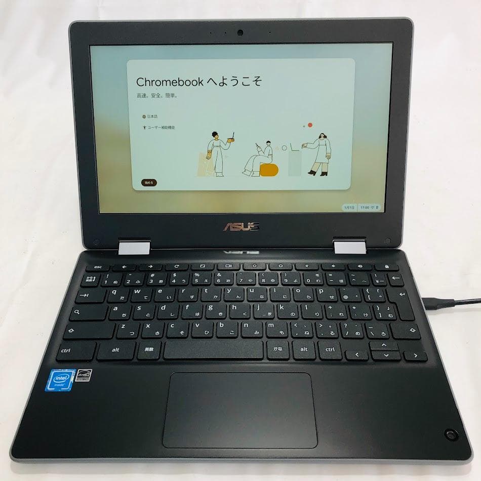 ASUS C214MA-GA0029 Chromebook ACアダプター付き