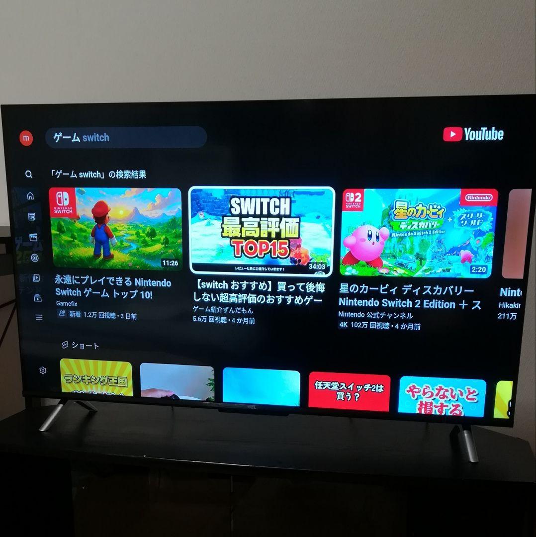 【美品／Google TV／4Kチューナー内蔵】2024年製　4K液晶テレビ