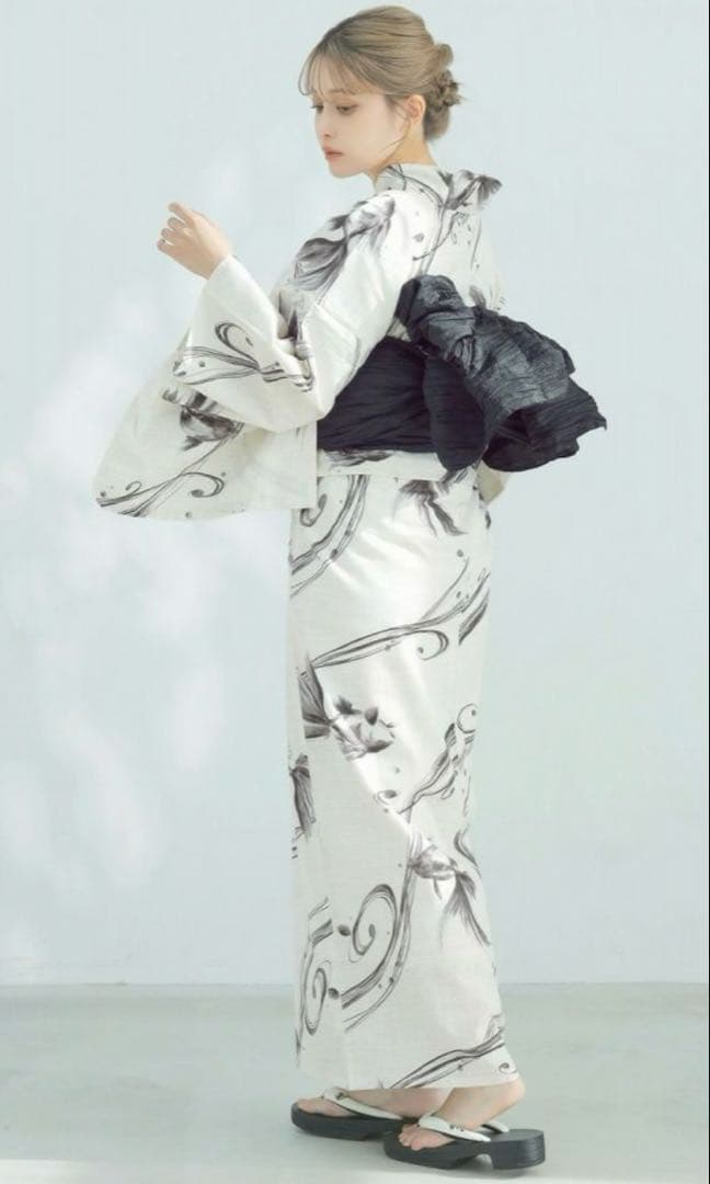 Dita【京の凪金魚2025】浴衣5点(ゆかた・帯・下駄・マニュアル・腰ひも)