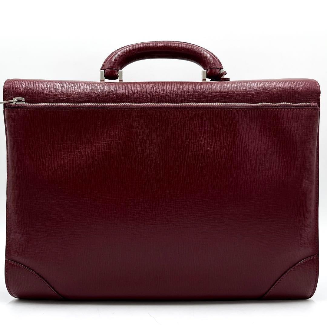正規品 ヴァレクストラ 2way ビジネスバッグ レザー 本革 メンズ ボルドー