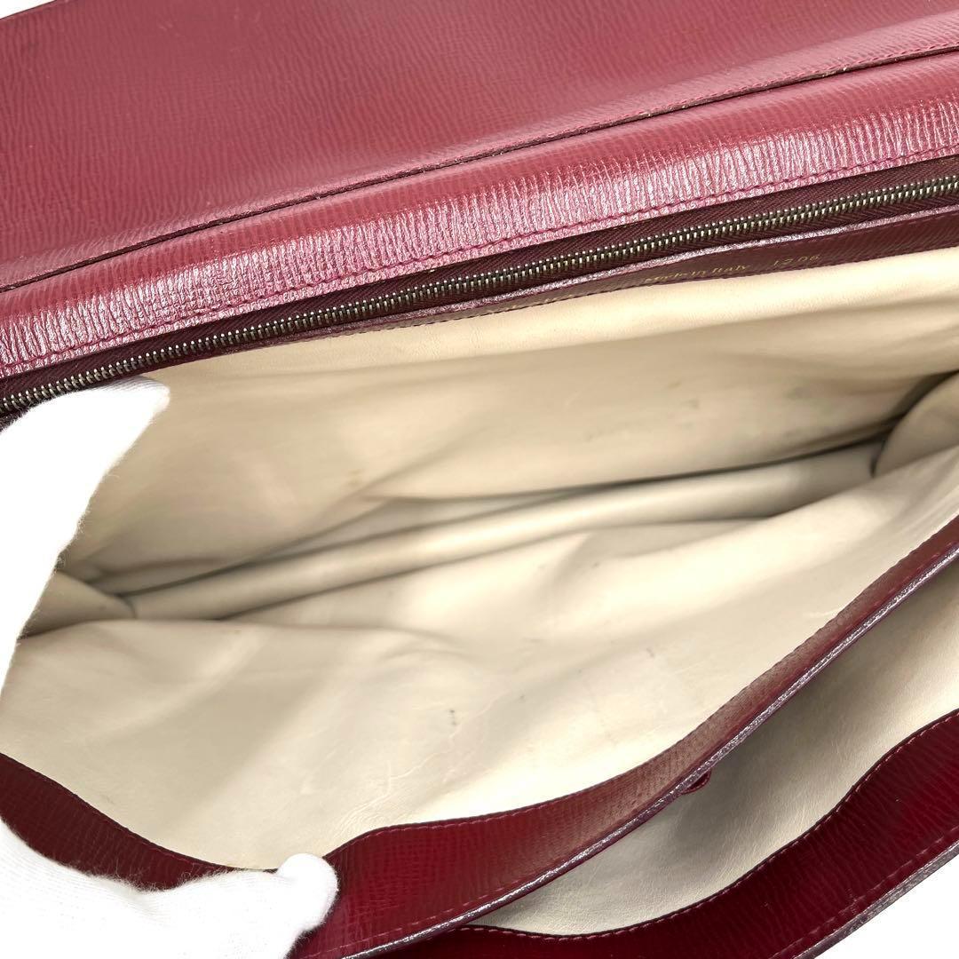 正規品 ヴァレクストラ 2way ビジネスバッグ レザー 本革 メンズ ボルドー