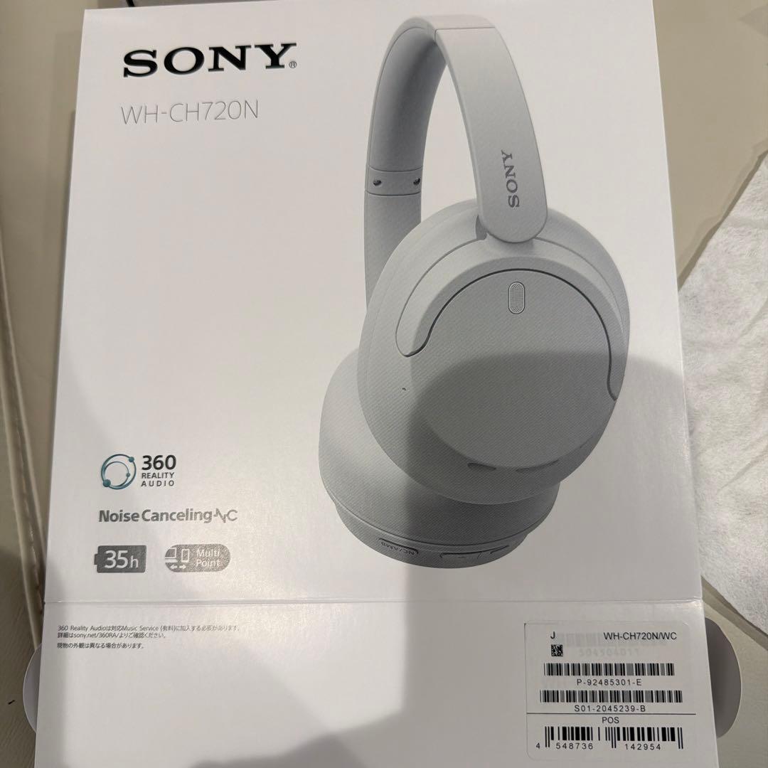 SONY ワイヤレスヘッドホン ホワイト