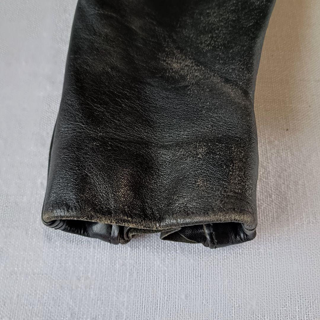 70s ドイツ erbo レザー ダブルライダース ブラック