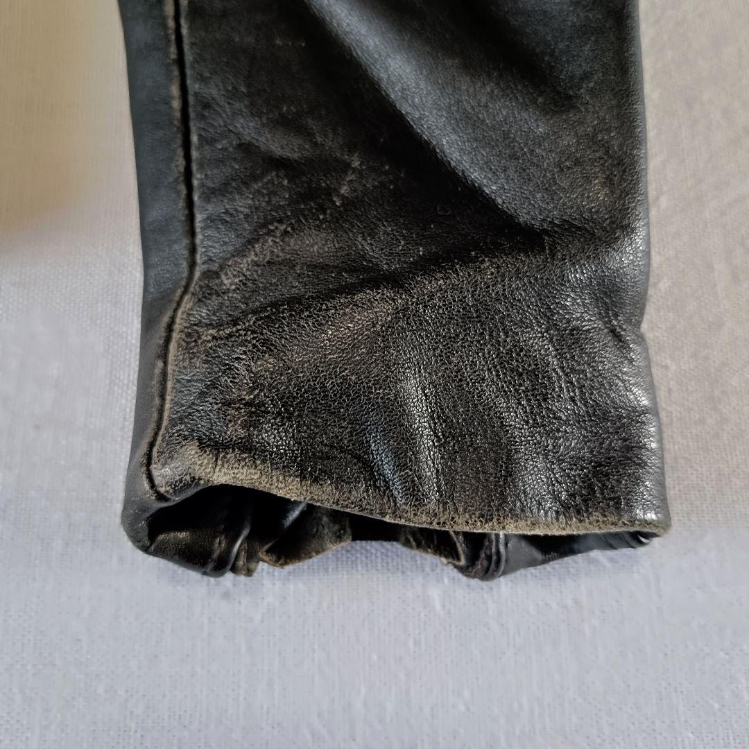 70s ドイツ erbo レザー ダブルライダース ブラック