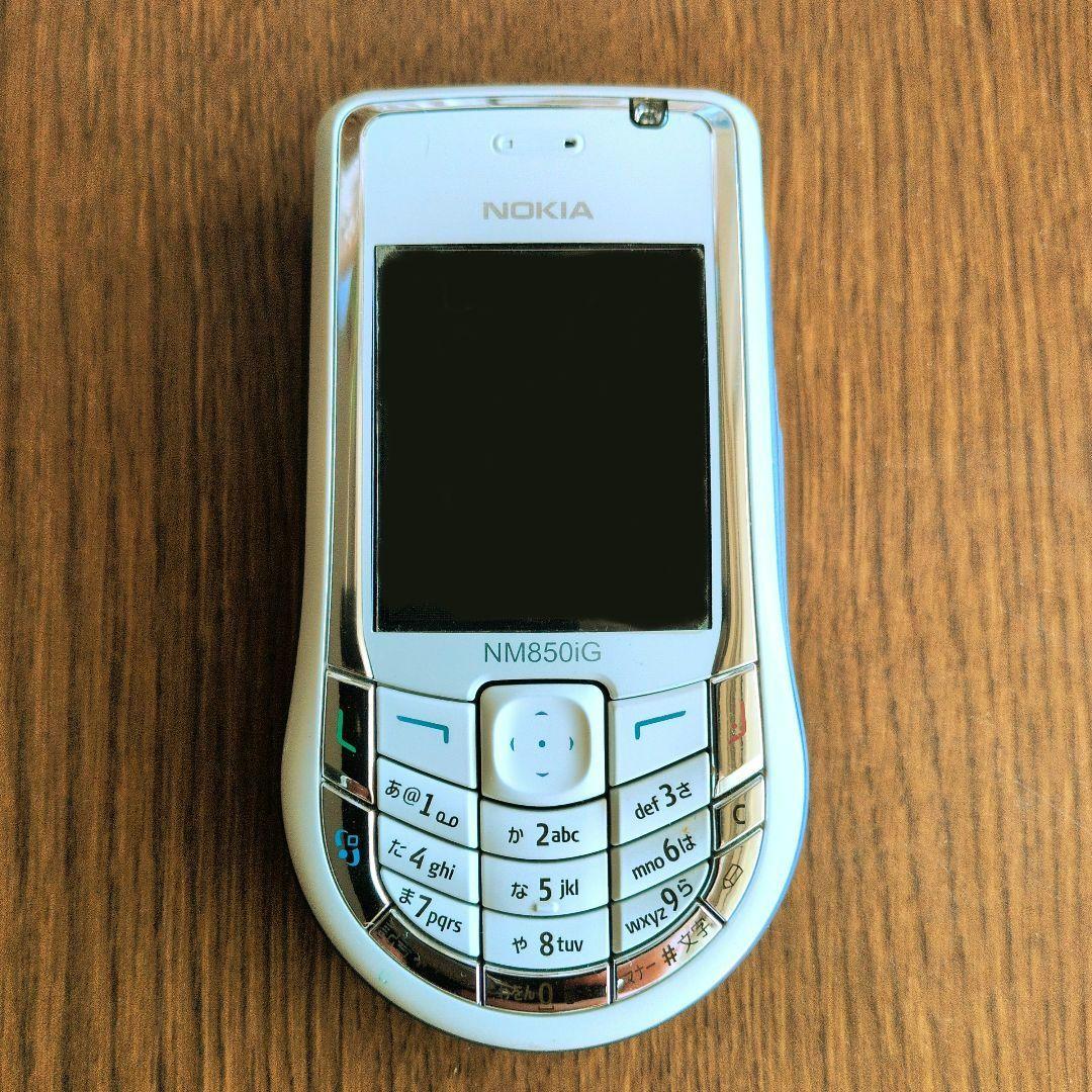 【美品】Nokia NM850iG docomo FOMA携帯電話