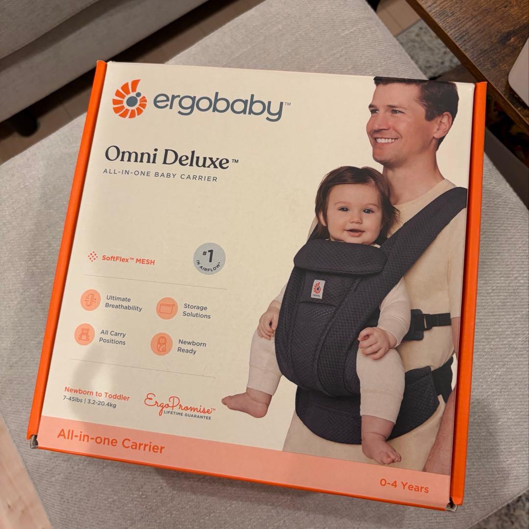 ergobaby Omni Deluxe 抱っこ紐 グレー 0-4歳