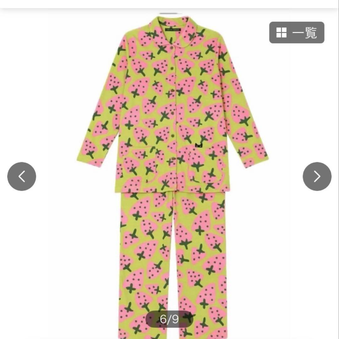 マタノアツコ　パジャマ　いちご柄　Mサイズ　ワコール　百貨店購入