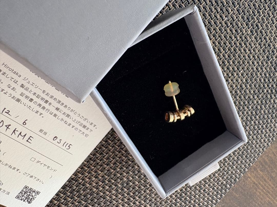 Hirotaka ヒロタカK10 Contortionist片耳用シングルピアス