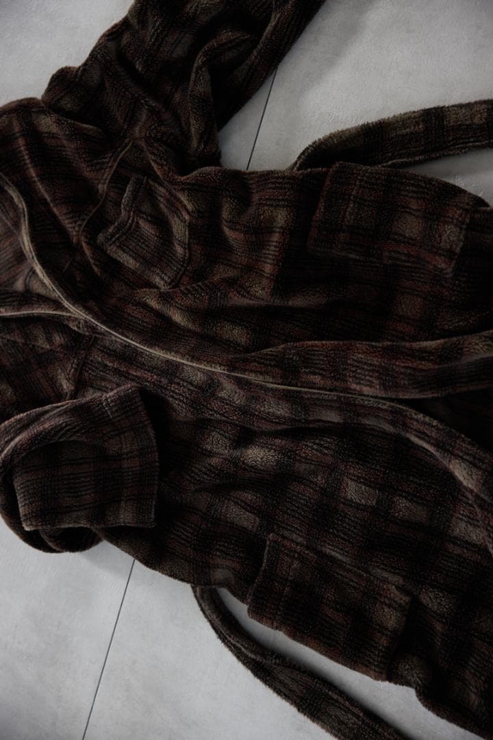 ゴ*ラ様 激レア ORVIS USA製 ガウンコート ブラウンチェック オービス