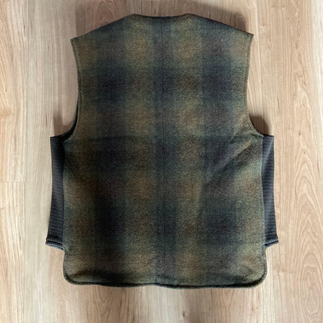 美品❗️90s j.crew ジェイクルー　オンブレ　ベスト　中綿　M