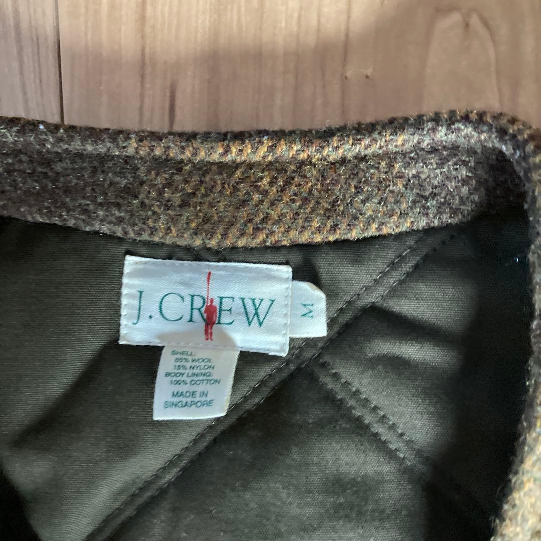 美品❗️90s j.crew ジェイクルー　オンブレ　ベスト　中綿　M