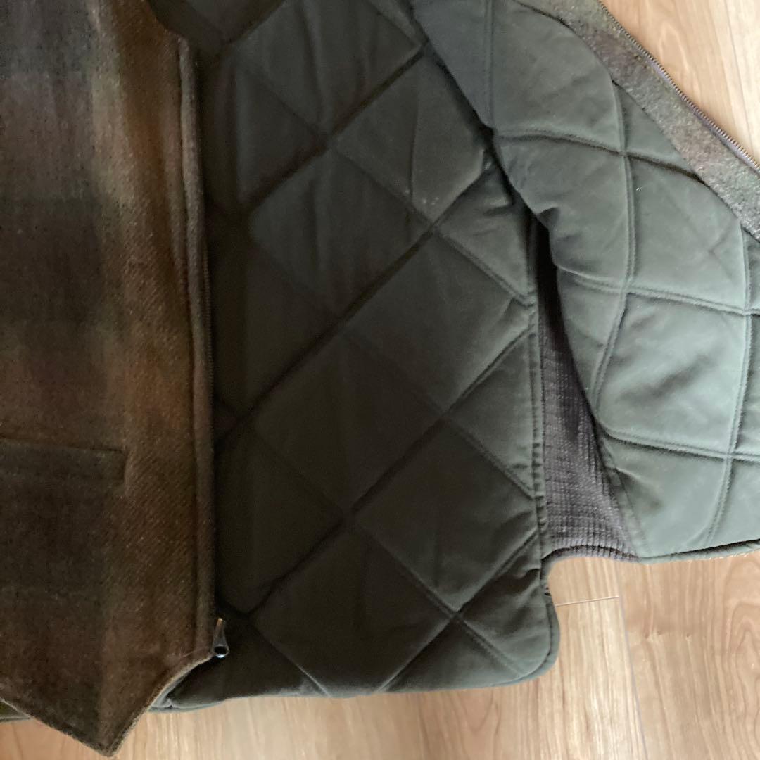 美品❗️90s j.crew ジェイクルー　オンブレ　ベスト　中綿　M