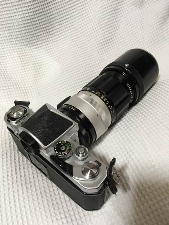 Nikon F2 アイレベル カメラ＋300mm 1:4.5 単焦点レンズ