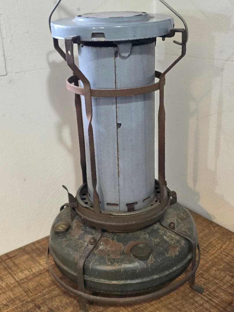 さ*ん様 激レア美品　 アラジンストーブ　8型 　ブルーグレー捻りフレーム