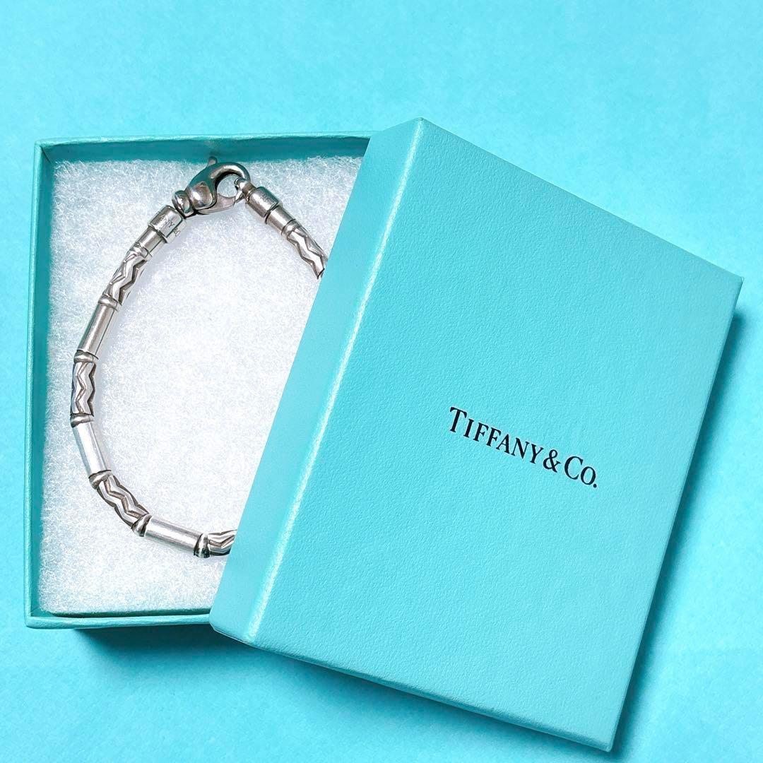 【美品】19.5cmティファニー アズテック ブレスレット ドイツ製 925
