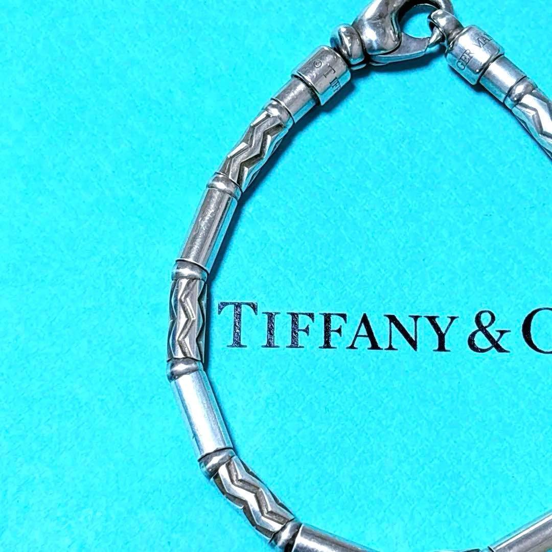 【美品】19.5cmティファニー アズテック ブレスレット ドイツ製 925