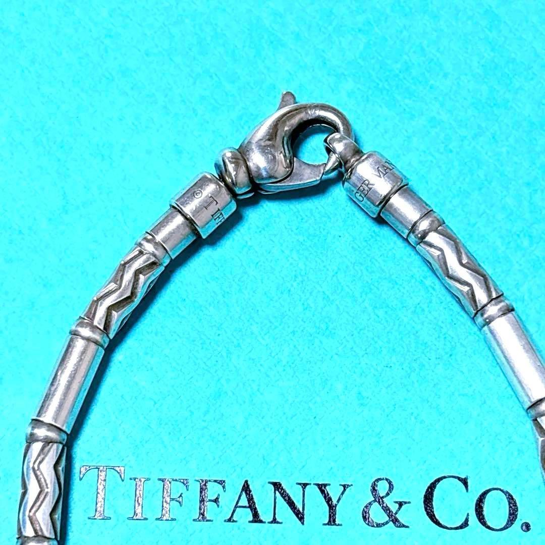 【美品】19.5cmティファニー アズテック ブレスレット ドイツ製 925