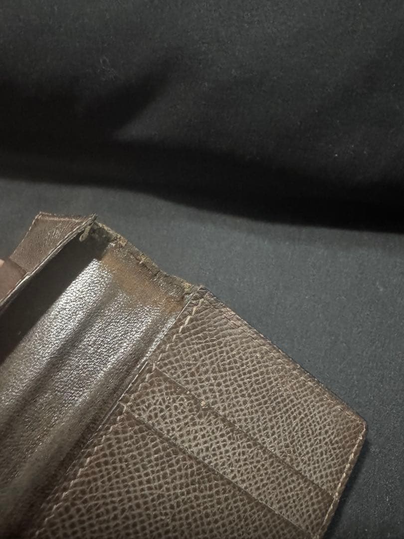 HERMES エルメス ブラウン レザー 名刺入れ カードケース