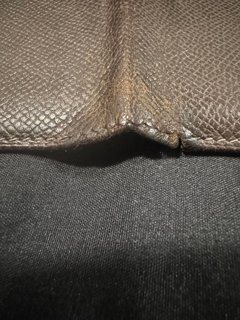 HERMES エルメス ブラウン レザー 名刺入れ カードケース