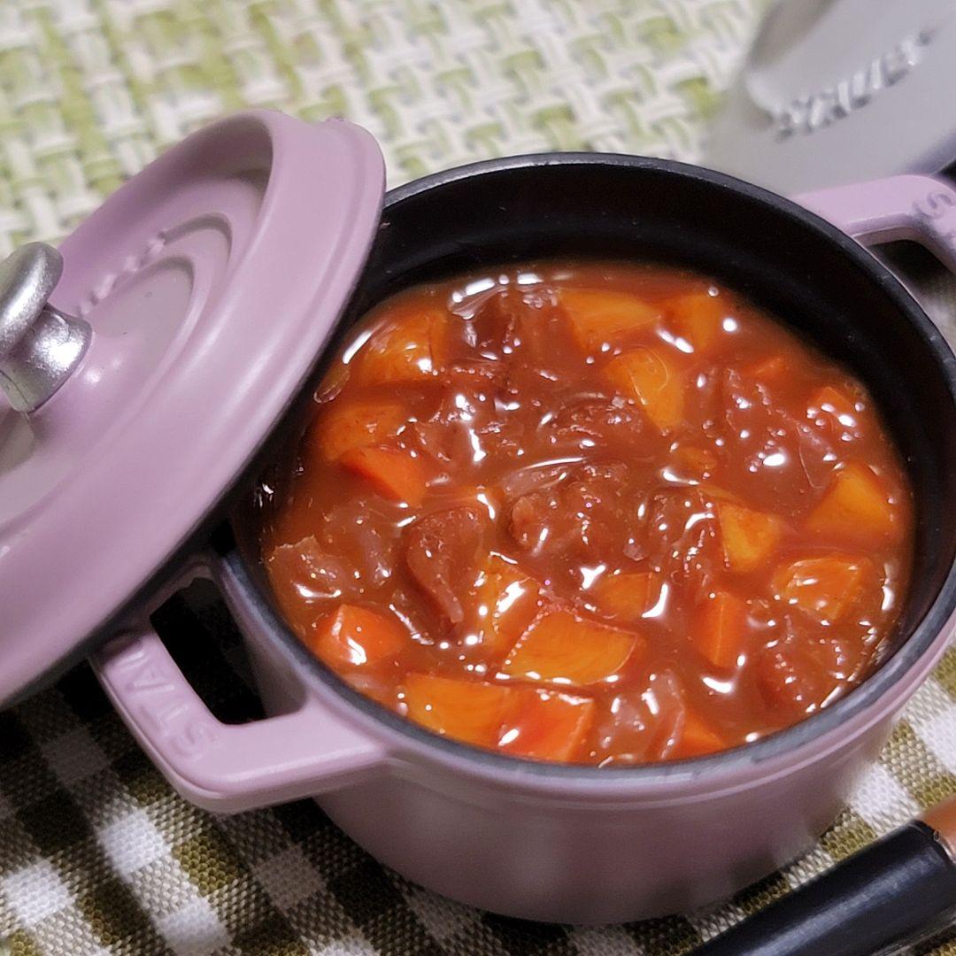 ミニチュアフード カレーライスセット