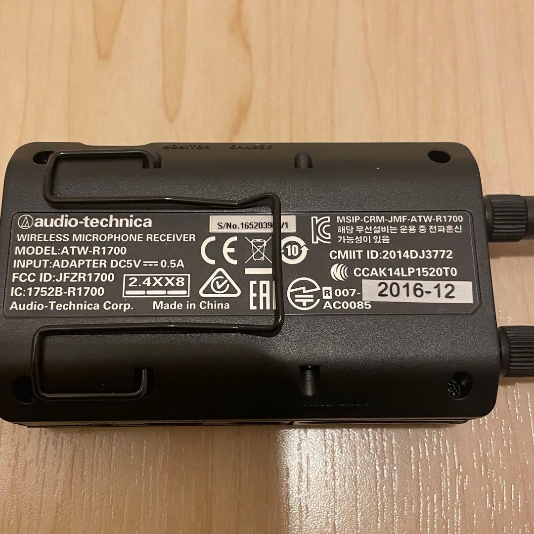 オーディオテクニカ ATW-1701/L ラベリアマイクロホン カメラマウント