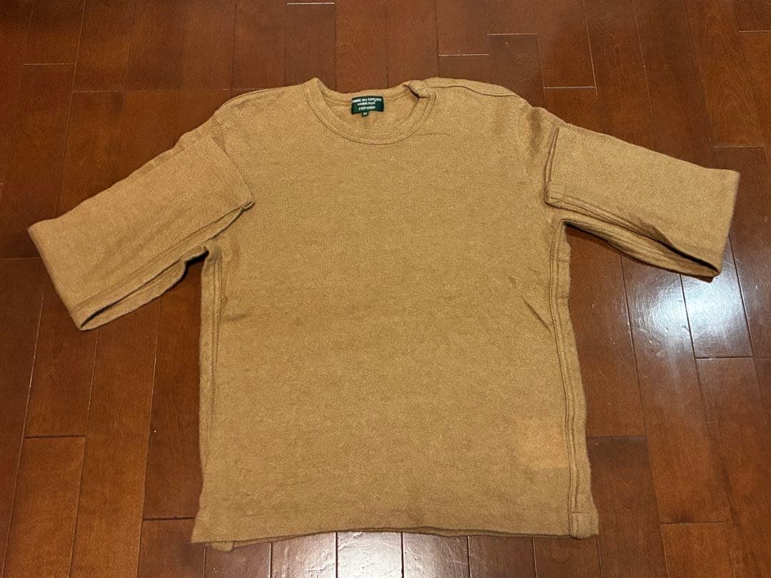 【PLUs】COMME des GARÇONS EGキャメルニット