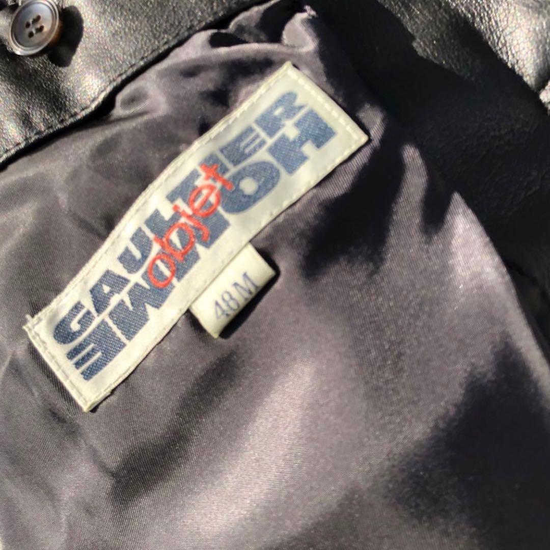 Jean Paul Gaultier homme レザーテーラードジャケット