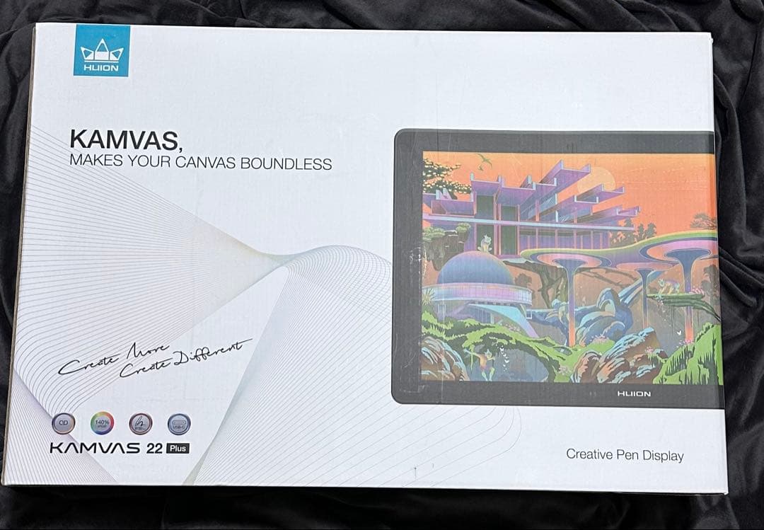 HUION KAMVAS 22 Plus 液タブ