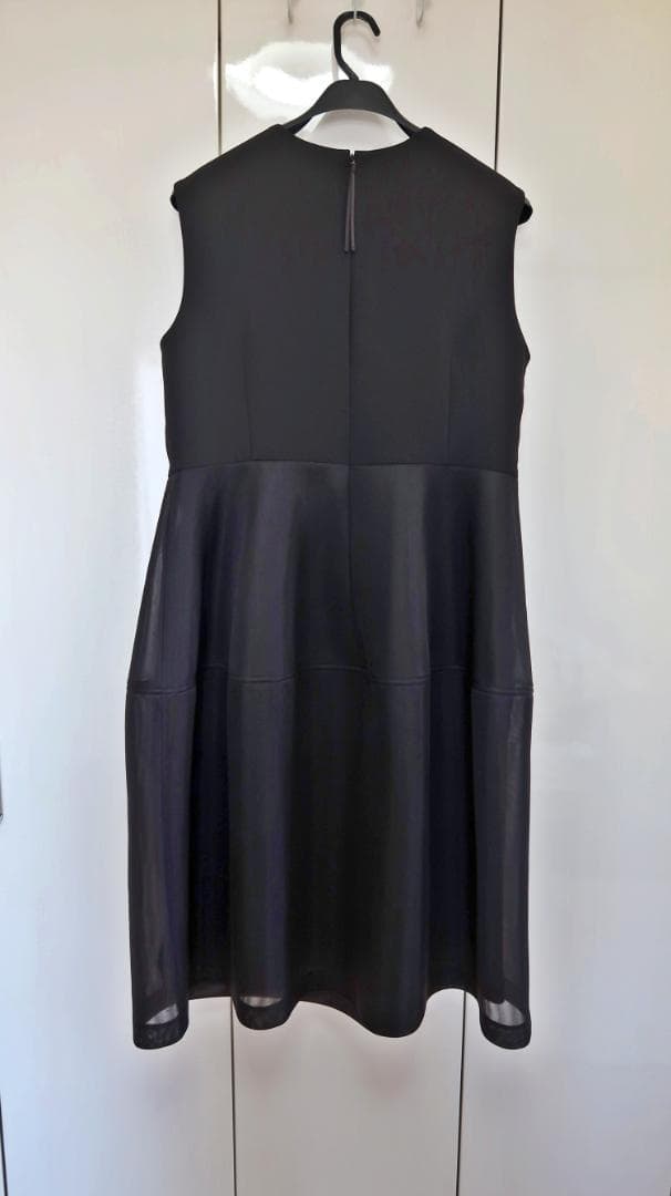 ひまわりMuses■42■ タックリボンワンピース ■ブラック■