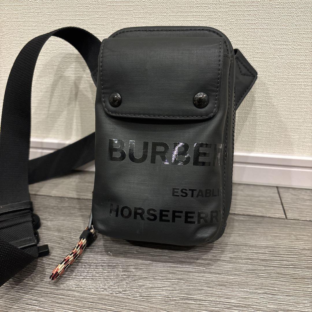 BURBERRY ショルダー　ボディ　バッグ　ホースフェリー　8036638