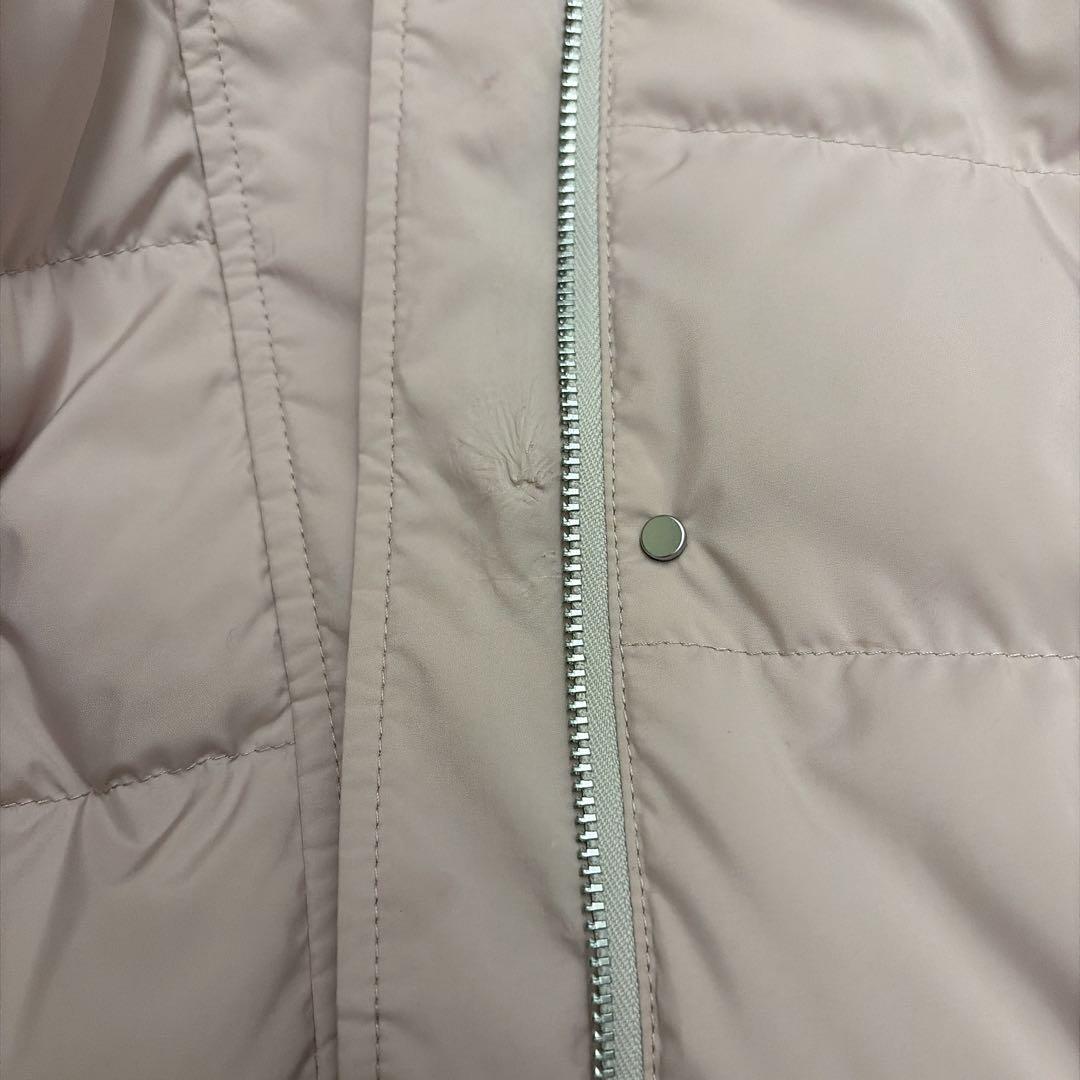 セルフォード　フードリボンロングダウンコート　ピンク　サイズ38（M相当）