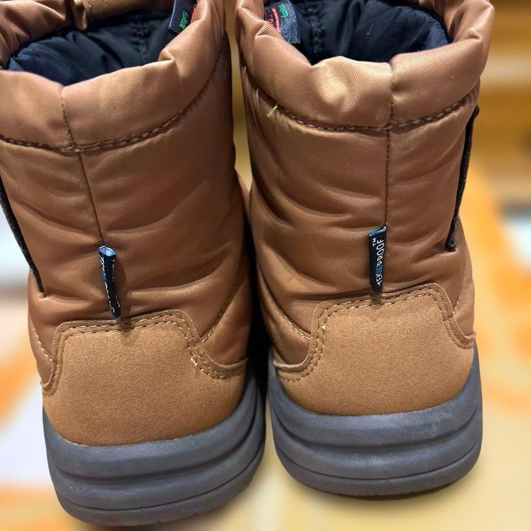 THE NORTH FACEノースフェイス ヌプシ ロゴ ショート ブラウン