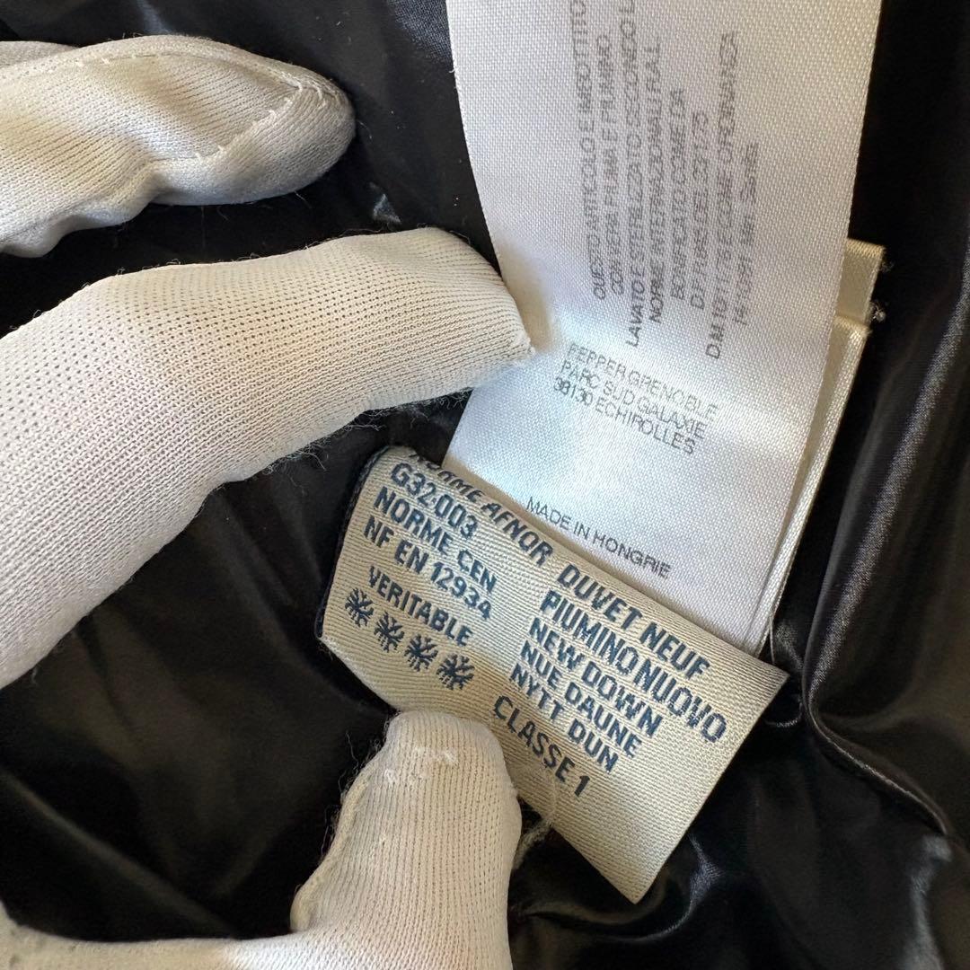 【ベルト完備】MONCLER MEINAダウンジャケットロング丈　ブラック　00