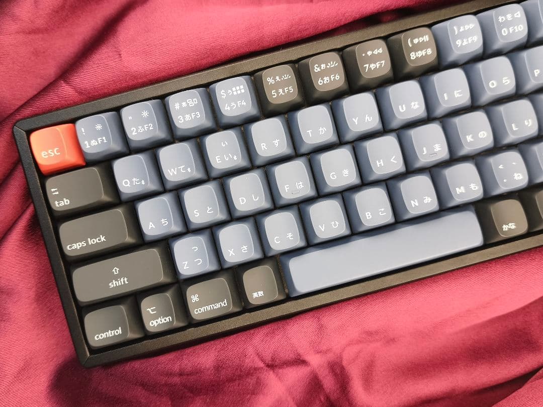 Keychron k6 pro jis 日本語配列 茶軸