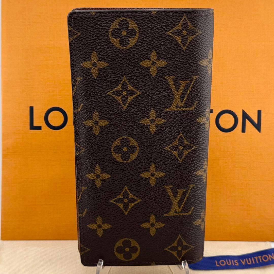【極美品】ルイヴィトン ポルトフォイユブラザ モノグラム 長財布 二つ折り財布