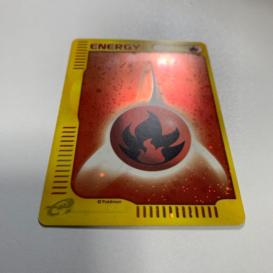 ポケモンカードゲーム 炎エネルギー ホロ仕様　マクドナルド