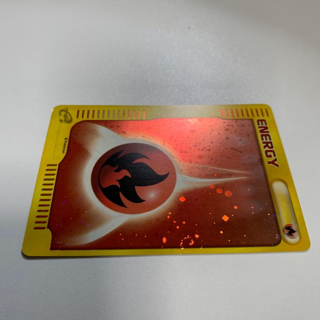 ポケモンカードゲーム 炎エネルギー ホロ仕様　マクドナルド