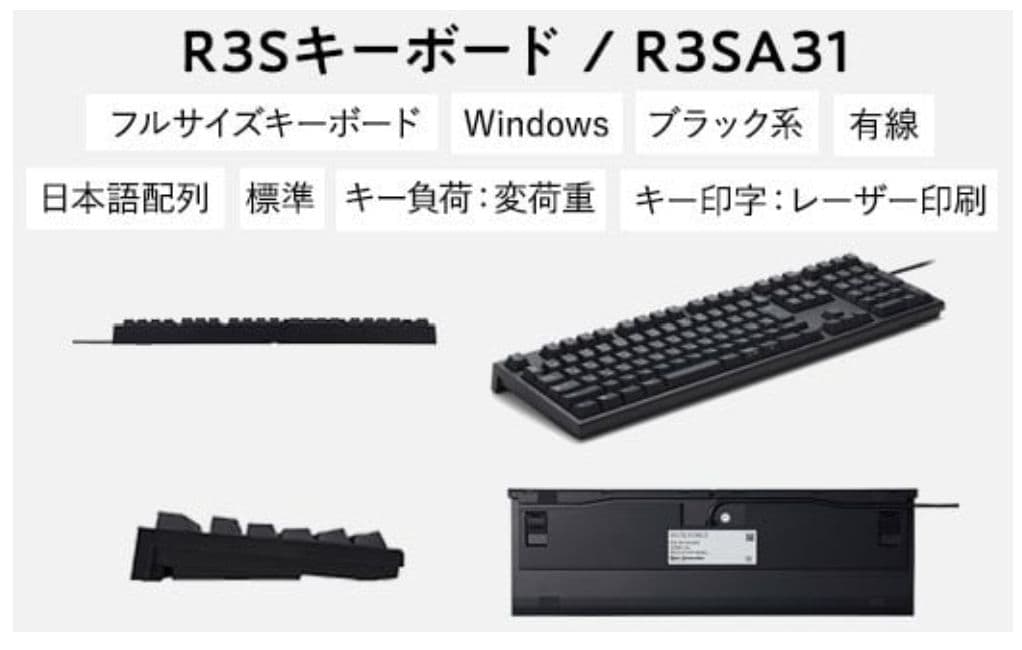 （新品未開封）東プレ REALFORCE R3SA31
