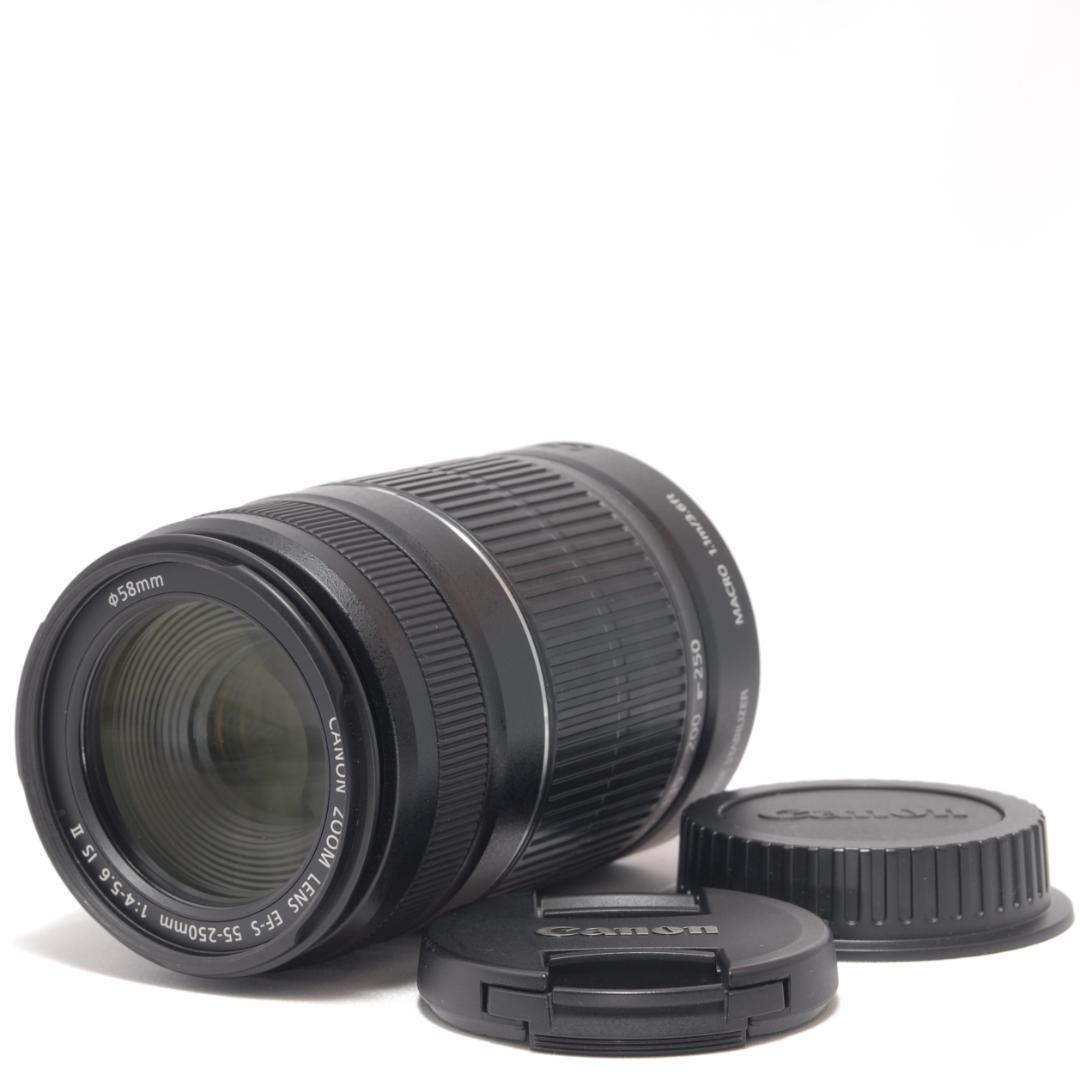 ⭐️手ぶれ補正レンズ⭐️Canon EF-S 55-250mm IS　望遠レンズ