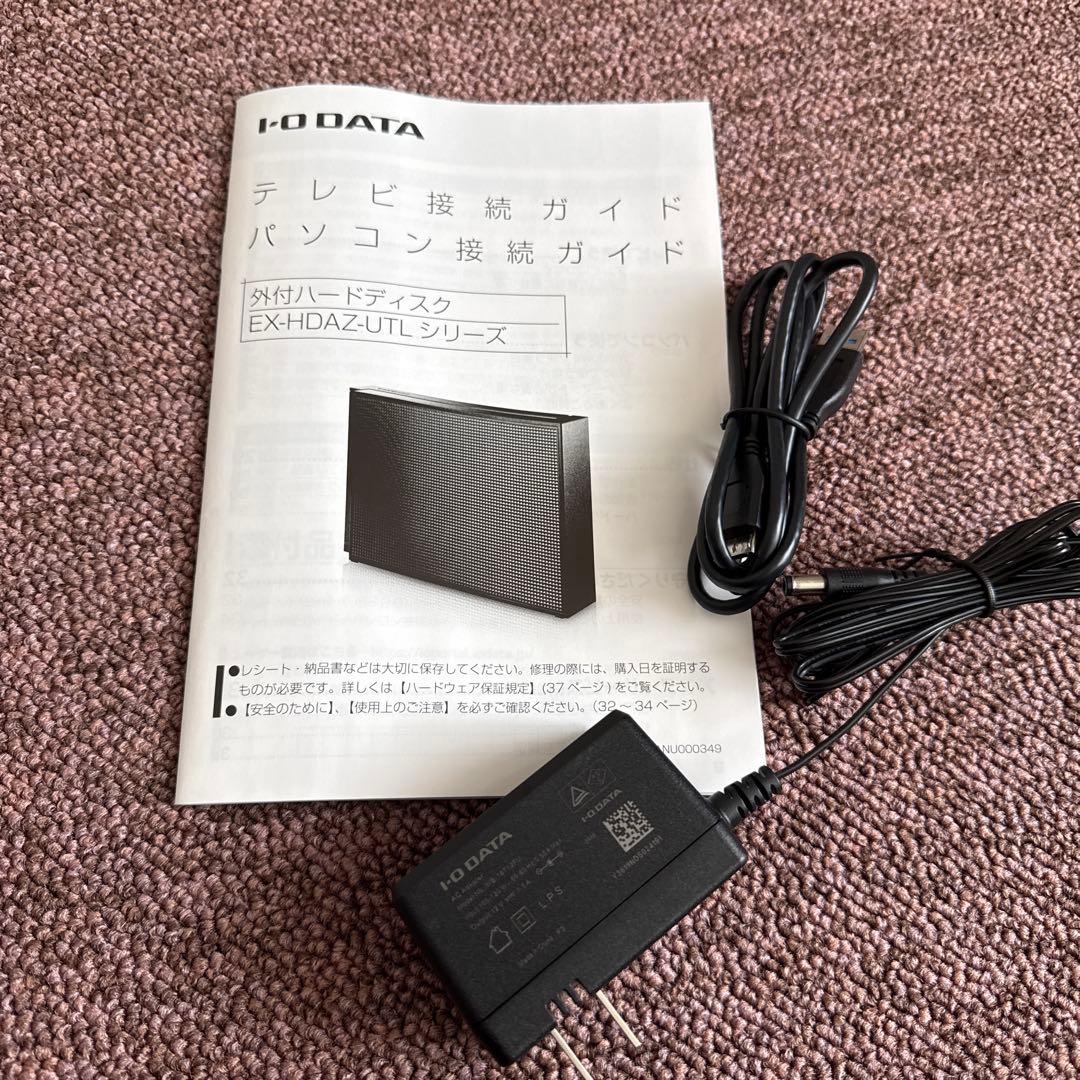 アイ・オー・データ 外付けハードディスクドライブ 4TB 黒