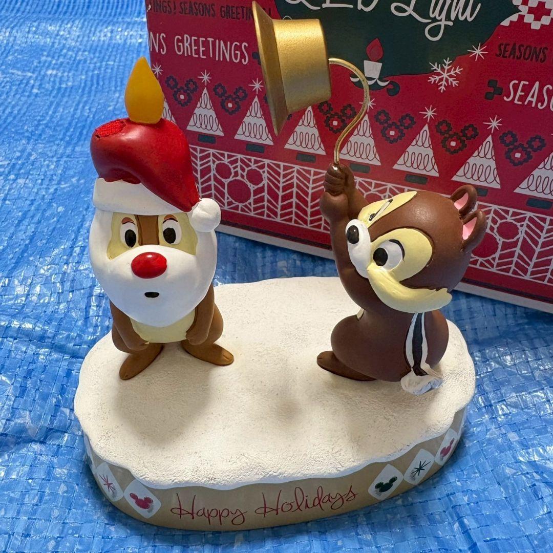 チップとデール LEDライト Happy Holidays△