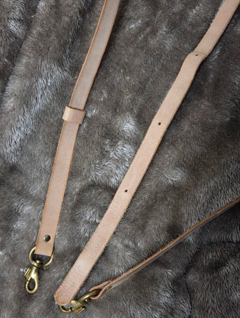 プラント アイボリー ドローストリングポーチ