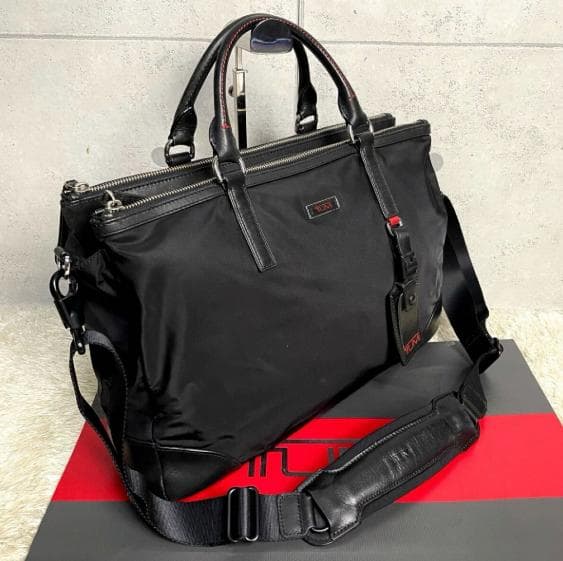 いとう　[極美品] TUMI トゥミ ビジネスバッグ 牛革+ナイロン